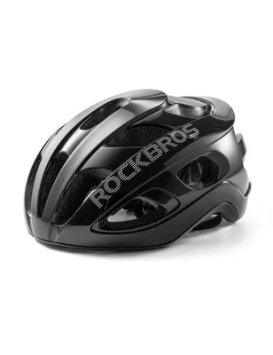Produktbild von ROCKBROS Fahrradhelm Erwachsene Rennradhelm Leichter Sport-Helm Verstellbar 58-62CM Cityhelm für Damen Herren für MTB Rennrad Schwarz glänzend