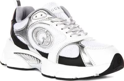 Image de Guess Femmes Baskets Ibitha blanc noir
