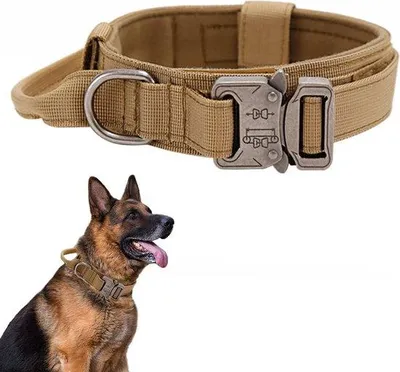 Produktbild von Halsband für mittelgroße und große Hunde mit verstellbarem Handgriff