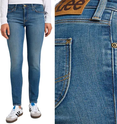 Produktbild von LEE Damen, Jeanshosen, Loose fit SCARLETT, W28 L33, Blau, Jeans, baggyjeans, buggy