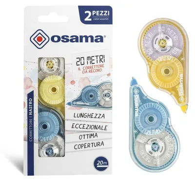 Obrázek produktu pro Witlint, 2 kusy, 20 metrů, korekční páska, ideální pro psací potřeby