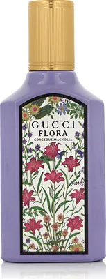 Produktbild von Gucci Flora Gorgeous Magnolia, Frauen, 50 ml, Nicht nachfüllbare Flasche, Brombeeren, Magnolien, Patschuli