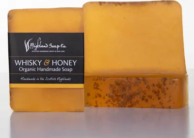 Produktbild von The Highland Soap Company Seife Whisky & Honey 150g