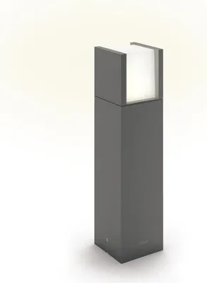 Produktbild von Philips Arbour Sockel-/Wegeleuchte, 3,8 W, Außensockel-/Pfostenbeleuchtung, Anthrazit, Metall, IP44, Terrasse, Garten, II