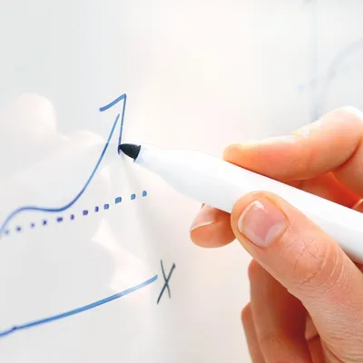 Produktbild von Dahle Flip-Chart KONFERENZ Dreibein, 2 seitliche Bildhalter