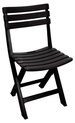 Produktbild von Klappstuhl aus Kunststoff 80 x 45 cm - anthrazit - für Garten und Balkon