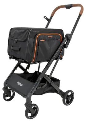 Produktbild von Ibiyaya JetPaw 3-in-1 Hundewagen Tragetasche Rucksack flugzeugtauglich