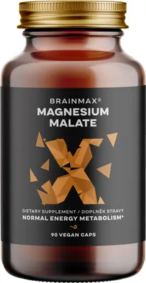 Image de BrainMax, Magnésium Malate, 90 capsules végétales, Image générée par une IA