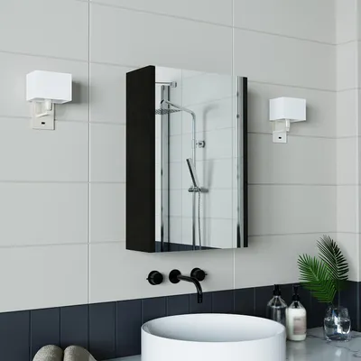Obrázek produktu pro Roomart MINI-50 Koupelnový nábytek Zrcadlová skříňka, šířka 40 cm, černý dub