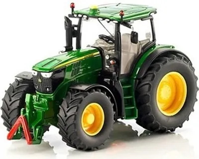Productafbeelding van Siku tractor JOHN DEERE 6210R, speelgoedtractor, groen; artikelnummer 3282