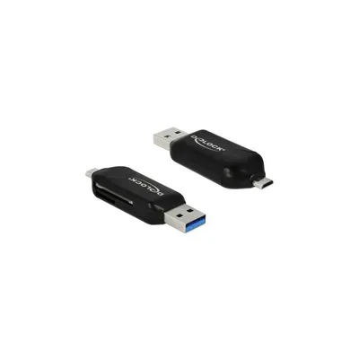 Image de DeLOCK 91734 DeLOCK Adapt.Micro USB-USB + Card R. | USB 3.0 St B- St A inkl. Card Reader