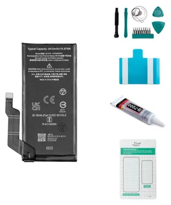 Produktbild von Google Original Ersatzakku-Set GLU7G für Pixel 6a mit 4410 mAh Kapazität