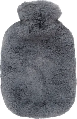 Produktbild von Wärmflasche m.Flauschbezugextra soft,grau(Fashy)