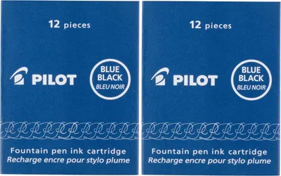 Produktbild von Pilot Namiki Tintenpatronen – Set mit 2 Stück – Blau/Schwarz