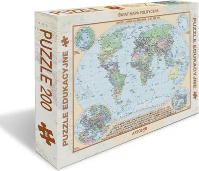 Image de Puzzle 200 Carte du monde politique