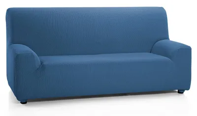 Immagine prodotto di Copertura elastica per divano, marca Martina Home, prodotta in Tunisia, adatta a divani a due posti, modello "Azafata", colore blu