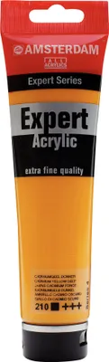 Produktbild von Amsterdam Expert Series Acrylfarbe in der Tube 150 ml - Kadmiumgelb Dunkel 210