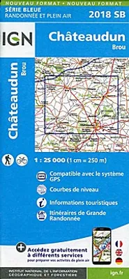 Image de Châteaudun. Brou, échelle 1:25000