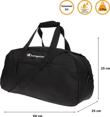 Produktbild von Champion Uni Altitude Medium Duffel Bag Schwarz