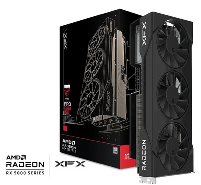Zdjęcie produktu dla Karta graficzna XFX Speedster RX 9070GRE Triple Fan 12GB GDDR6X