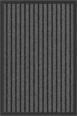 Obrázok produktu pre vidaXL Rohožka čierno-sivá 40 x 60 cm polypropylén a PVC