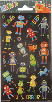 Obrázok produktu pre Totum nálepky Robot