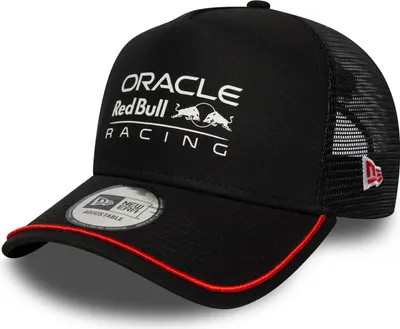 Produktbild von New Era A-Frame Snapback Trucker Cap - Red Bull Racing navy