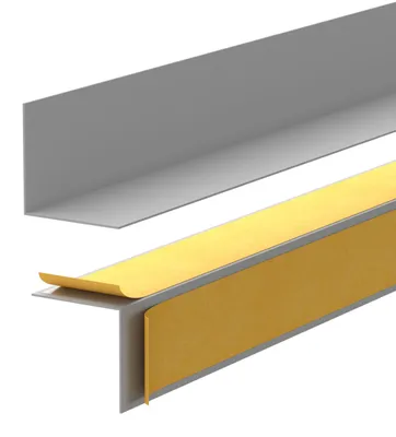 Obrázok produktu pre QUEST Minimalistická samolepiaca PVC lišta – tvrdá, sivá, 15 x 15 mm, 200 cm