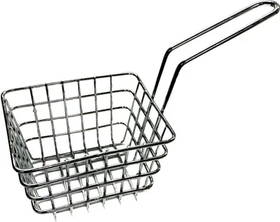 Produktbild von Mini Edelstahl Frittierkorb | Pommes Servierkorb | Friteusenkorb | Pommesschale