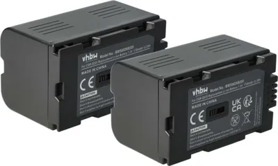 Produktbild von vhbw 2x Akku kompatibel mit Panasonic NV-DS65, NV-DS33, NV-DS37, NV-DS35, NV-DS55, NV-DS38, NV-DS60 Videokamera Camcorder (1700 mAh, 7,2 V, Li-Ion)
