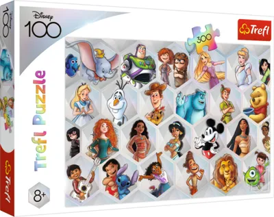 Produktbild von Puzzle 300 100 Jahre Disney / Die Magie von Disney
