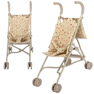Image de WOOPIE ROYAL Poussette pour poupées Vintage Rose