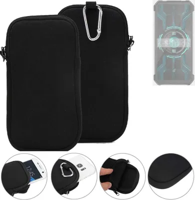 Produktbild von K-S-Trade Neopren-Hülle Handyhülle kompatibel mit Unihertz 8849 Shark 1 Schutzhülle Neoprenhülle Sleeve Schutz-Hülle Gürtel Tasche Case Holster