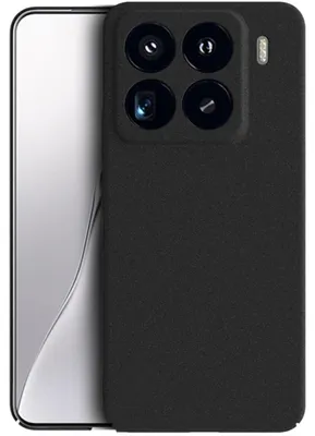 Image de Coque de protection en silicone et TPU pour Xiaomi 15 Pro, souple, ultra-fine, noire