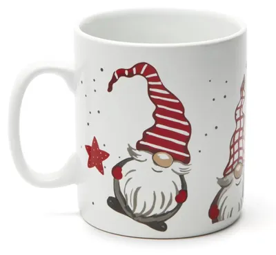 Zwergen-Tasse, Keramik, 900 ml, 15 x 11 x 12,5 cm, Weihnachtsdeko