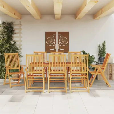Produktbild von Möbel 9-tlg. Garten-Essgruppe Massivholz Akazie - Sitzgruppe 3295259