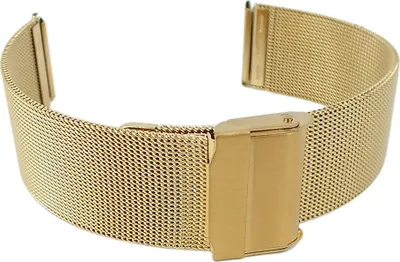 Produktbild von Minott Uhrenarmband | Edelstahl, Milanaise, gelbgoldfarben 30628G, Stegbreite:18mm