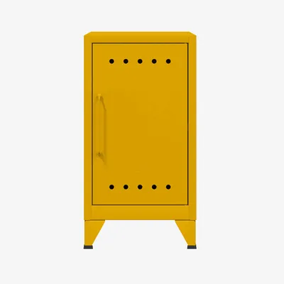 Productafbeelding van Opbergkast Fern Mini, rechtsdraaiend, met 1 legplank, (hoogte x breedte x diepte) 725 x 380 x 622 mm, kleur: zonnebloemgeel