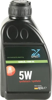 Immagine prodotto di Olio per forcelle Spec-X 5W 0,5L Spec-X (18,00 € per 1 litro)