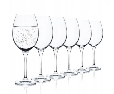 Produktbild von Wassergläser mit Stiel 6er-Set 480 ml ELITE Krosno – Elegante Trinkgläser