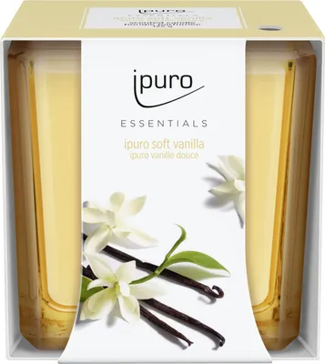 Produktbild von ipuro ESSENTIALS soft vanilla, Quadratisch, Gelb, Anis, Karamell, Tonka-Bohne, Vanille, 1 Stück(e)