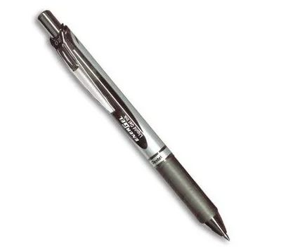 Image de Pentel Energel XM Klick Stylo rétractable clipsable Noir 12 pcs