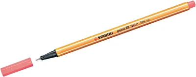 Produktbild von Fineliner - STABILO point 88 - Einzelstift - Neonfarbe, leuchtfarbenrot