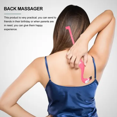 Produktbild von Rückenmassagegerät aus Holz – Ausziehbares Rückenmassagegerät – Tragbares Rückenmassagegerät – Massagegerät – Manuelles Massagegerät – 42 cm Länge – Rückenmassage