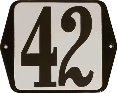 Productafbeelding van Hausnummernschild Standard 42