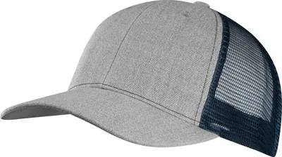 Produktbild von Basecap mit Netz / Farbe: grau-dunkelblau
