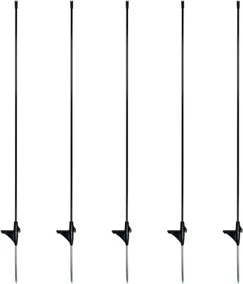 Produktbild von horizont Fiberglaspfahl für Begrenzungszäune | 80 cm hoch| Einzelspitze (5 Stück)