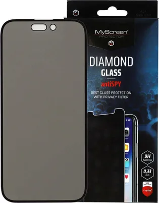Produktbild von Sichtschutzglas für iPhone 16, MyScreen Diamond Glass antiSPY