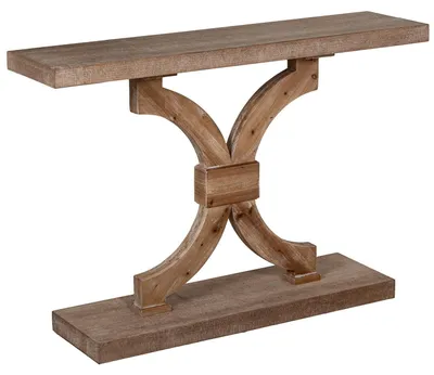 Consoletafel aus Holz, 120 x 31 x 83 cm, rechteckig
