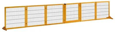 Image de Clôture pour chiens - Portail pour chiens - Barrière pour animaux de compagnie - Panneaux de clôture